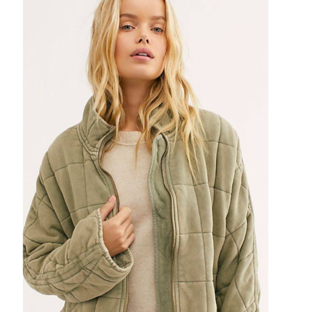 Free People Dolman Jacket moss green small